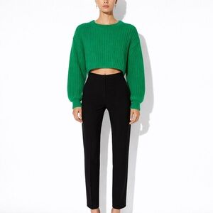 Zara Green Crew Neck Sweater
